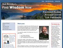 Tablet Screenshot of findwisdomnow.com